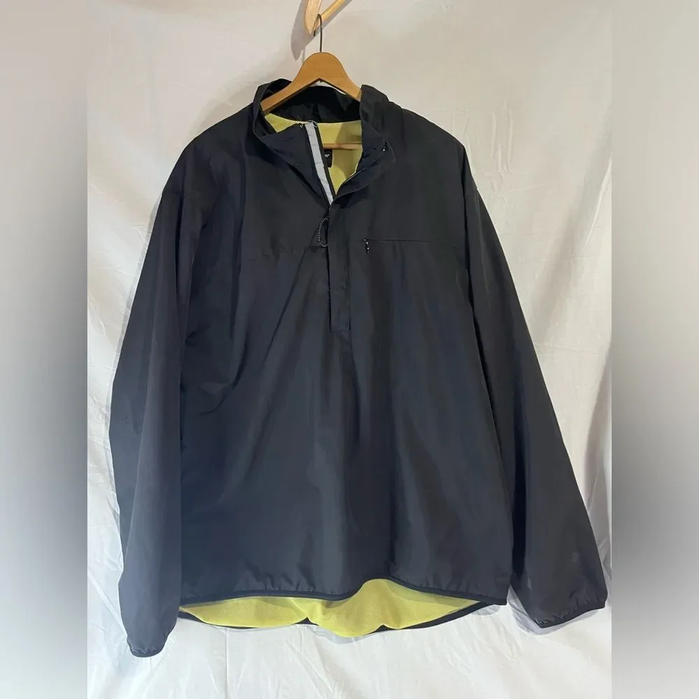 Eddie Bauer sport men’s size XLT pullover black 1/4 zip jacket